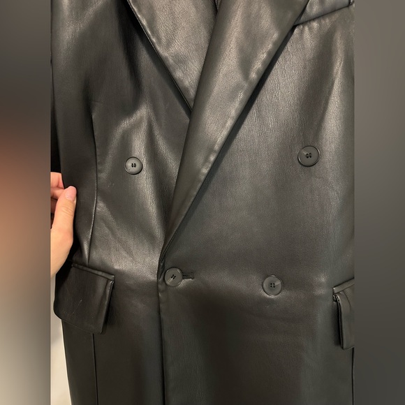 Zara leather jacket size xs in very good condition - Picture 3 of 6